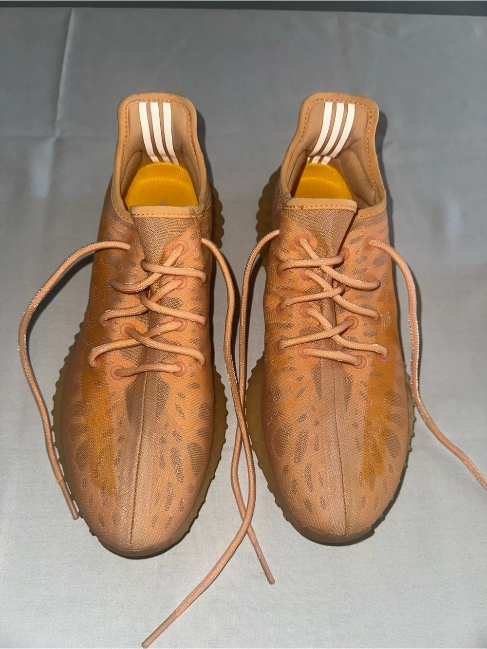 Yeezy Boost 350 V2 Orange/Peach Athletic Sneakers